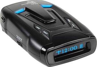 Whistler CR93 High Performance Laser Radar Detector: 360 Degree Protection, Bilingual Voice Alerts, and Internal GPS , Black