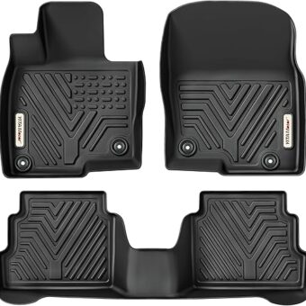 YITAMOTOR Floor Mats Compatible with Mazda CX-5, Custom Fit Floor Liners for 2017-2024 Mazda CX5, 1st & 2nd Row All Weather Protection