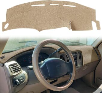 Yiz Dashboard Cover Dash Cover Mat Custom Fit for Ford F150 F250 Expedition F150 Heritage 1997 1998 1999 2000 2001 2002 2003 Without Climate Sensor Without Light Sensor (97-03...