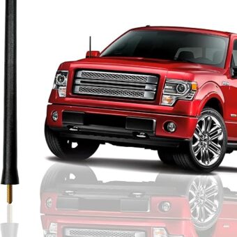 Antenna Mast for Ford F150 (2009-2024) | Highly Durable Premium Truck Antenna 6 3/4 Inch | Car Wash-Proof Radio Antenna for FM AM | Black, Automotive Antenna Replacement for...