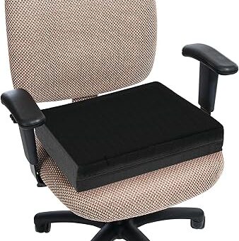 Essential Medical Supply Rehab 1 Foam Cushion with Higher Density for Additional Support - Seat Cushion for Office Chair, Wheelchair Seat Cushion, Pain Relief - 18 Inch X 16...