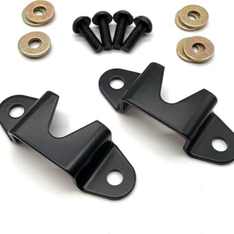 Region Offroad Rear Seat Fender Side Mounting Brackets Compatible with Jeep Wrangler YJ 87-95 CJ 76-86