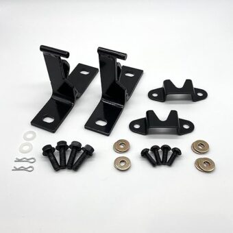 Region Offroad Rear Seat Mounting Brackets Fold and Tumble Compatible with Jeep Wrangler YJ 87-95 Jeep CJ 76-86