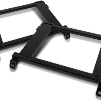 Spec-D Tuning Racing Seat Mounting Brackets Rail Track Pair Compatible with 1992-1995 Honda Civic EG, 1994-2001 Acura Integra