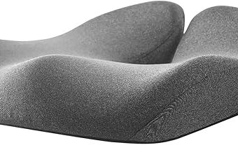 SupremeComfort X-Large Gel Infused Memory Foam Seat Cushion for Office Chair, Kitchen Chair, Car Seats- Elevate Your Seating Experience -Pressure Sore and Tailbone Pain Relief