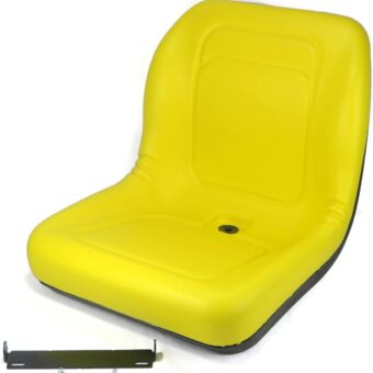 Yellow HIGH Back SEAT w/Pivot Rod Bracket for John Deere 445 455 SST16 SST18 Supplier_id_theropshop, UGEIO140251965627819